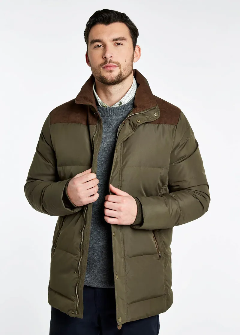 Dubarry Talbot Down Filled Jacket - Olive-2