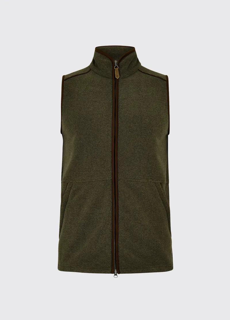 Dubarry Lifford Fleece Gilet - Olive