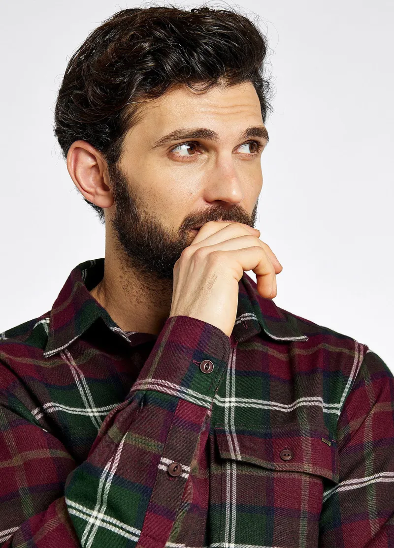 Dubarry Shelbourne Gents Shirt - Ox Blood-1