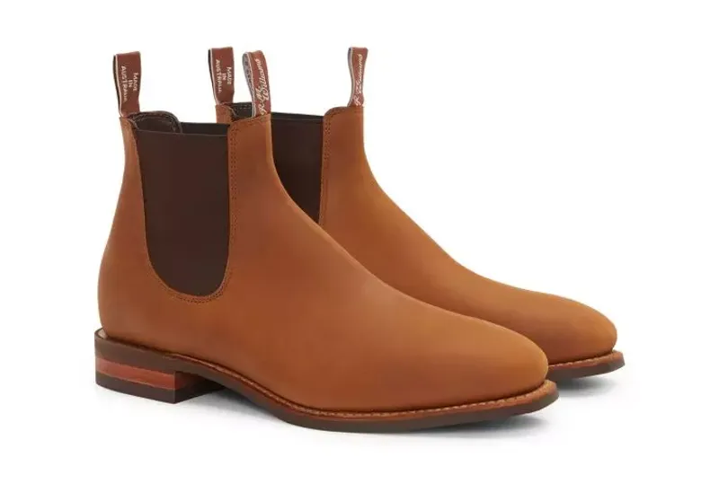 RMW Comfort Craftsman Boot - Vintage Brown Distressed