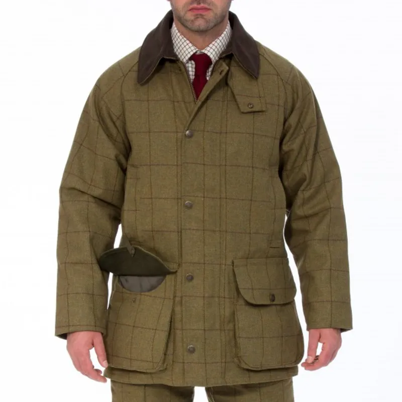 Rutland Gents Tweed Shooting Coat - Lichen