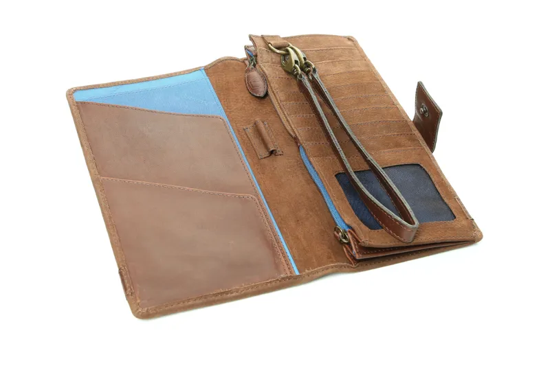 Dubarry Milltown Leather Travel Wallet - Walnut-1