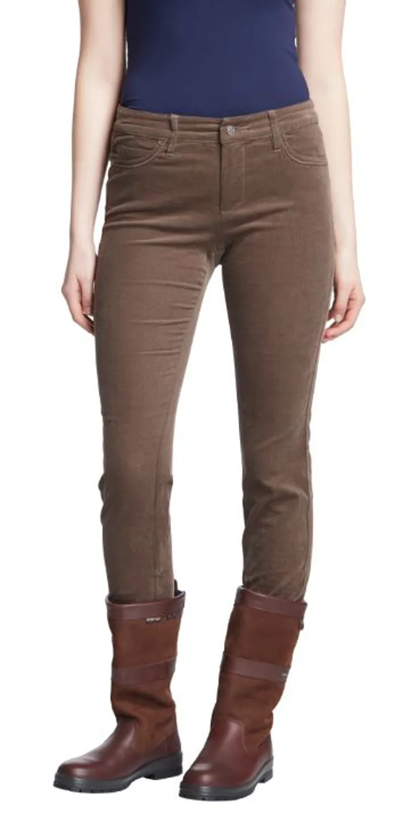 Dubarry Honeysuckle Cord Trouser - Mocha-4
