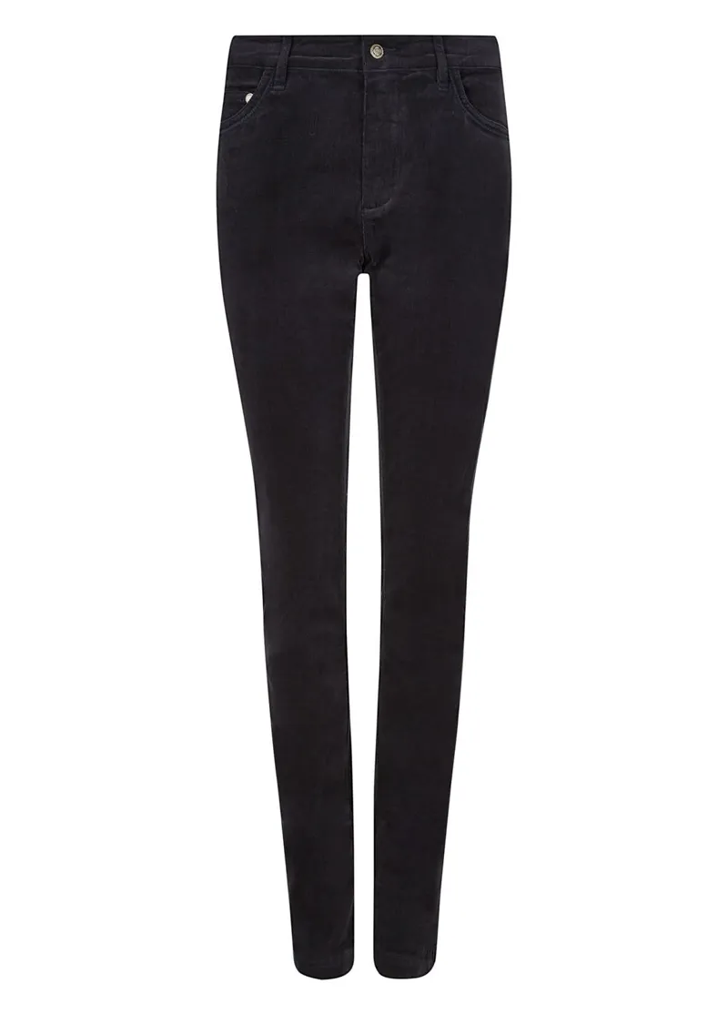 Dubarry Honeysuckle Cord Trouser - Navy-4