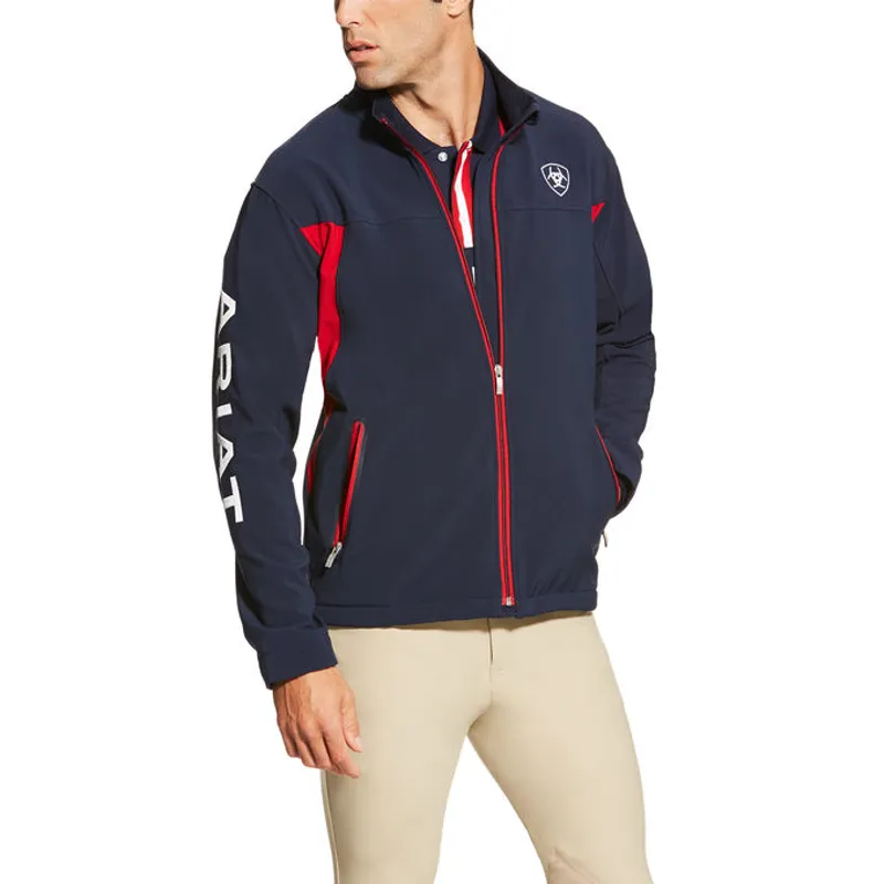 Ariat New Team Softshell Gents Jacket - Navy