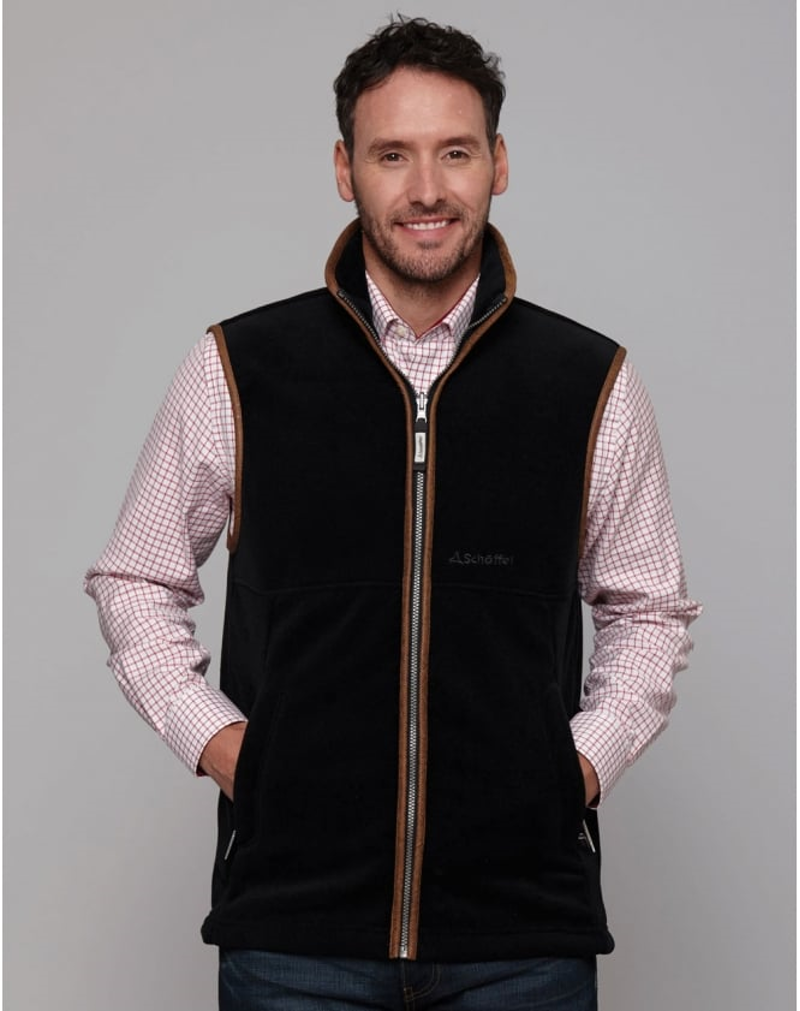 Schoffel Oakham Fleece Gilet - Gunmetal-1