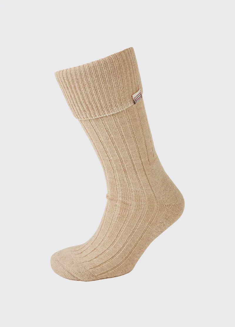 Dubarry Alpaca Socks - Oat-4