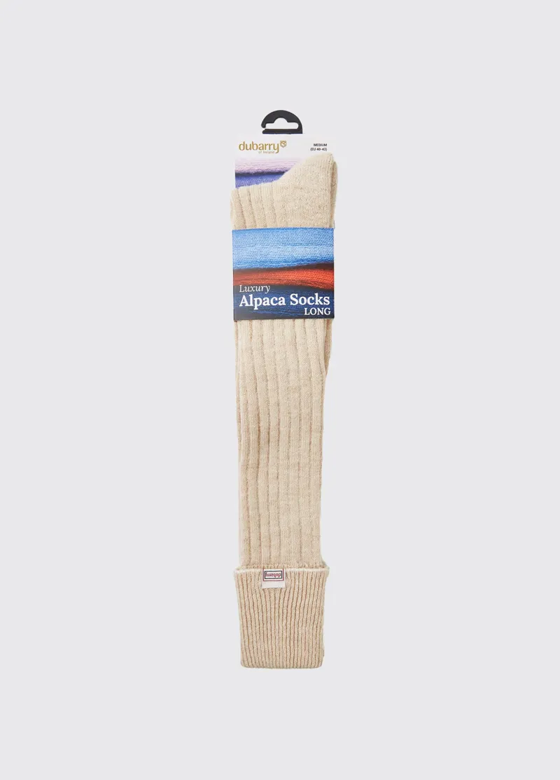 Dubarry Alpaca Socks - Oat-2