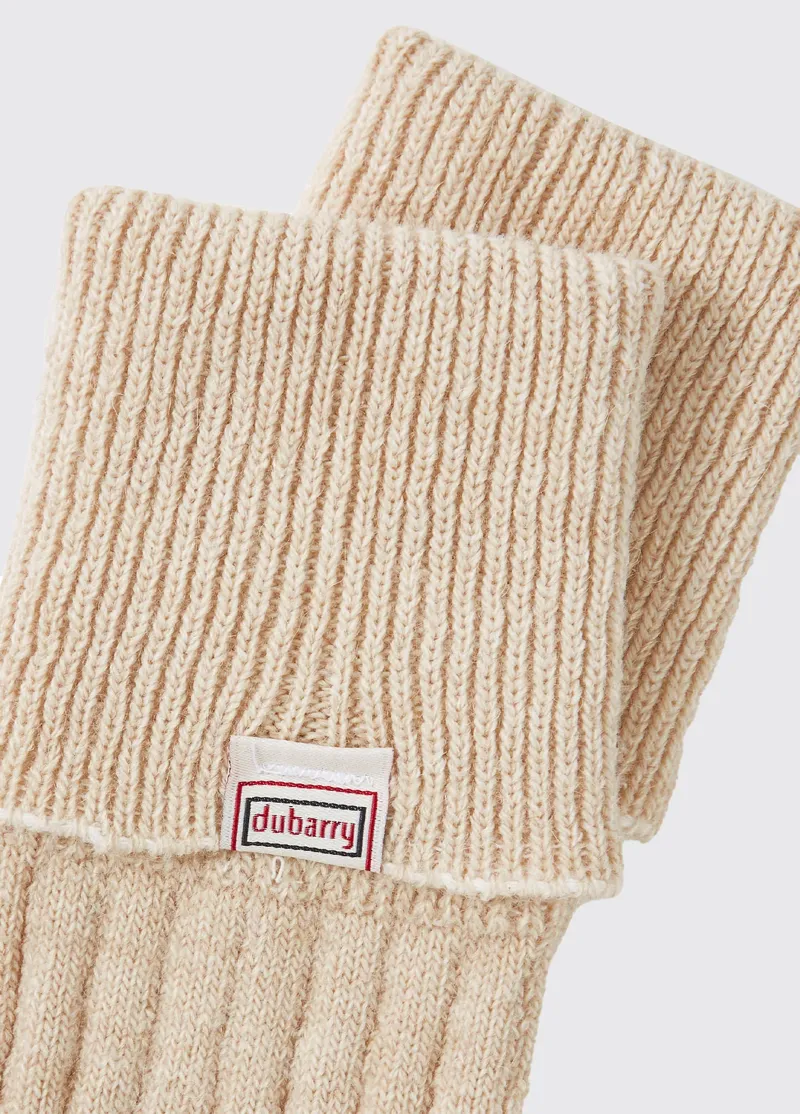 Dubarry Alpaca Socks - Oat-1