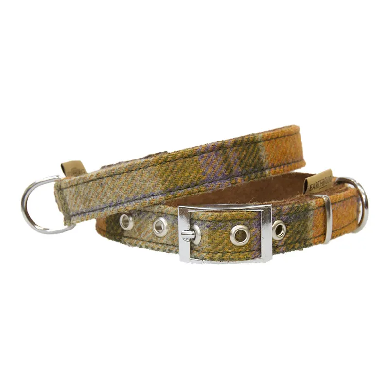Earthbound Tweed Dog Collar - Small-6