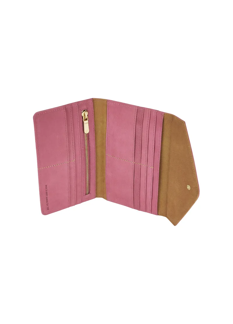 Dubarry Athlone Leather Envelope Wallet - Orchid-2