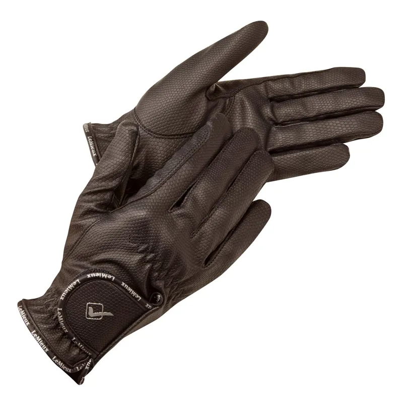 LeMieux Pro Touch Classic Riding Glove - Brown