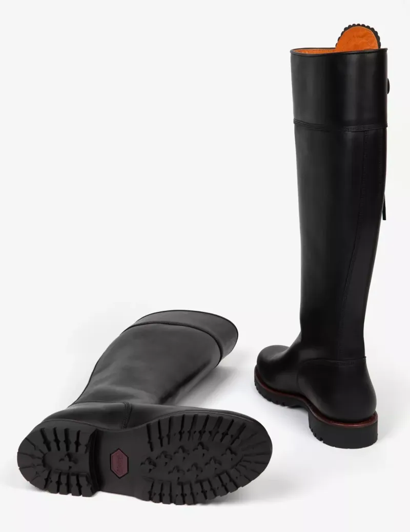 Penelope Chilvers Long Tassel Boot - Black-4