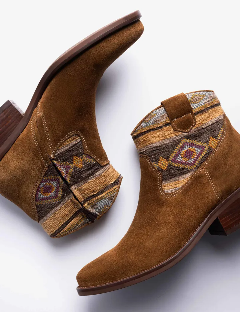 Penelope Chilvers Cassidy Killim Boot - Peat-2