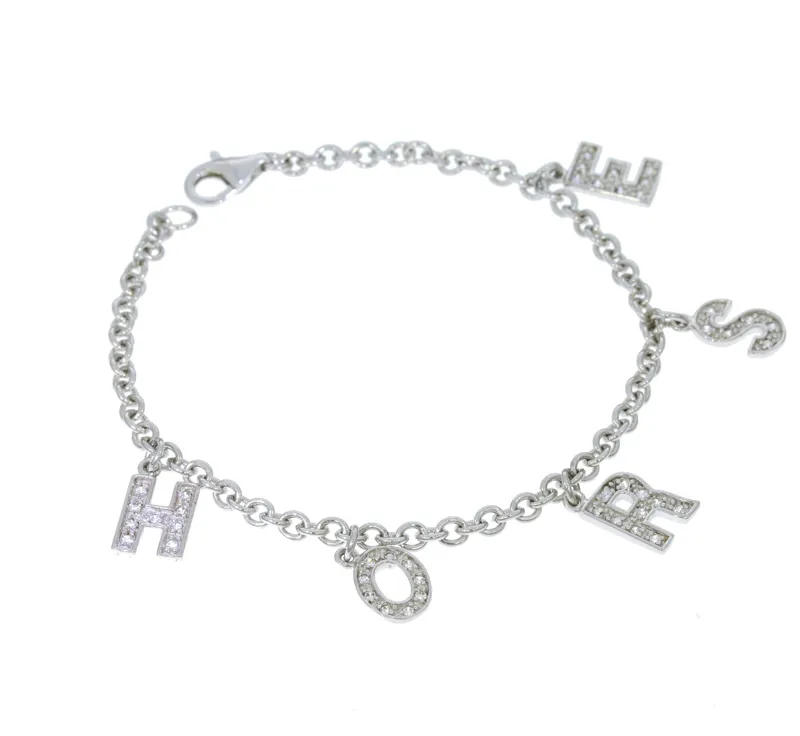 Falabella Link Charm Bracelet - 925 Sterling Silver
