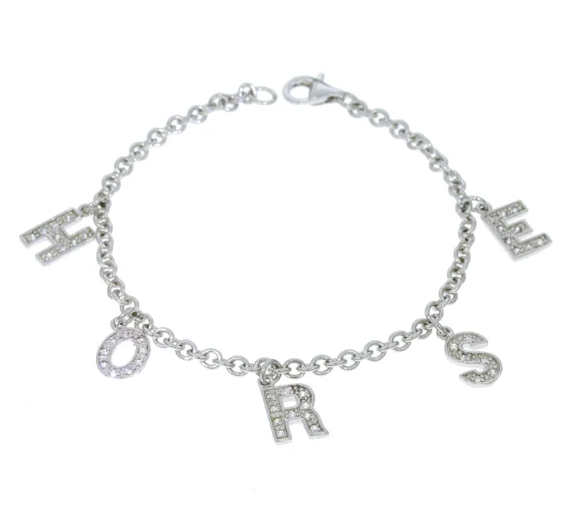 Falabella Link Charm Bracelet - 925 Sterling Silver-1