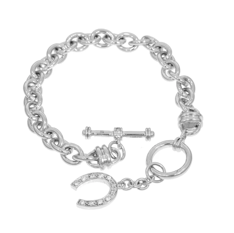 Falabella Oval Belcher Link Bracelet - 925 Sterling Silver