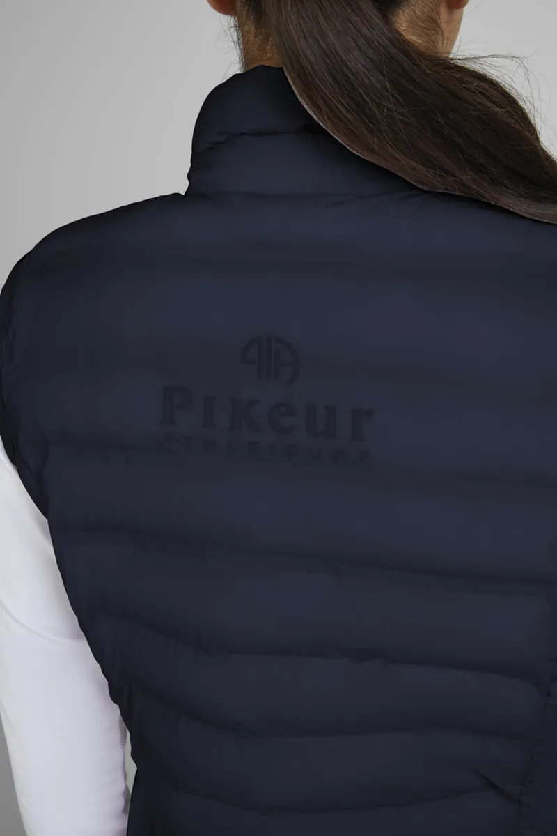 Pikeur Quilted Vest - Navy-1