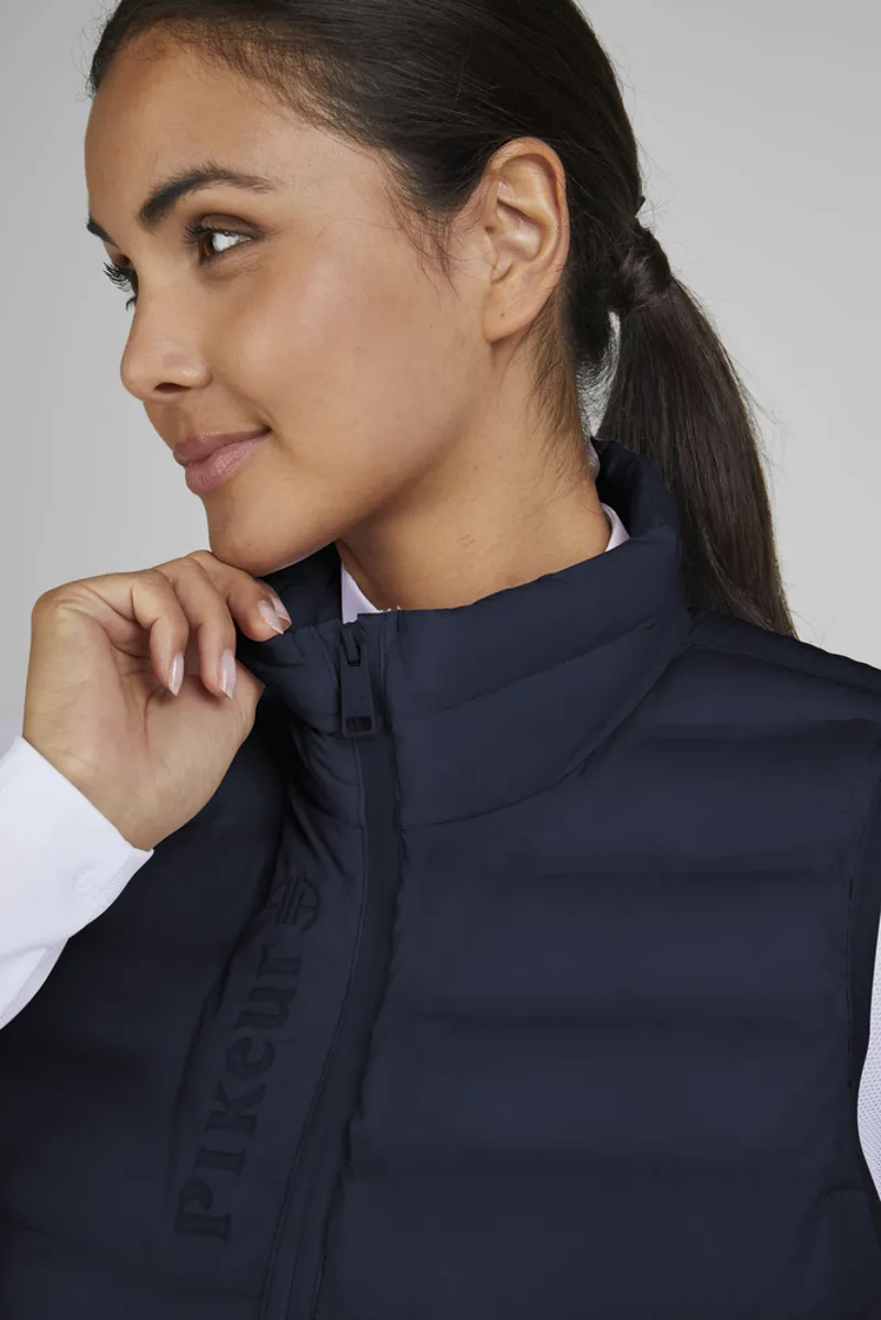 Pikeur Quilted Vest - Navy