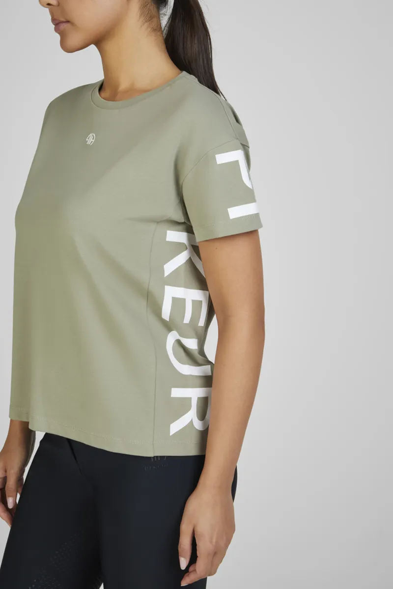 Pikeur Oversized Shirt - Light Moss-2