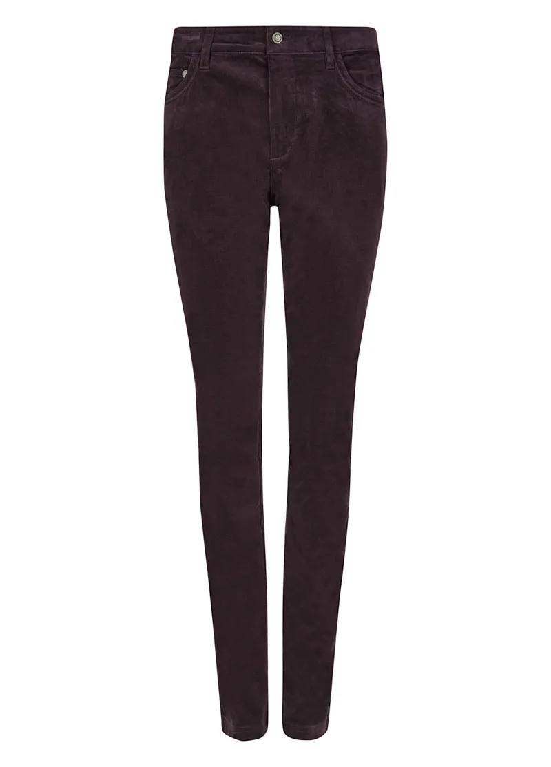Dubarry Honeysuckle Cord Trouser - Plum-3