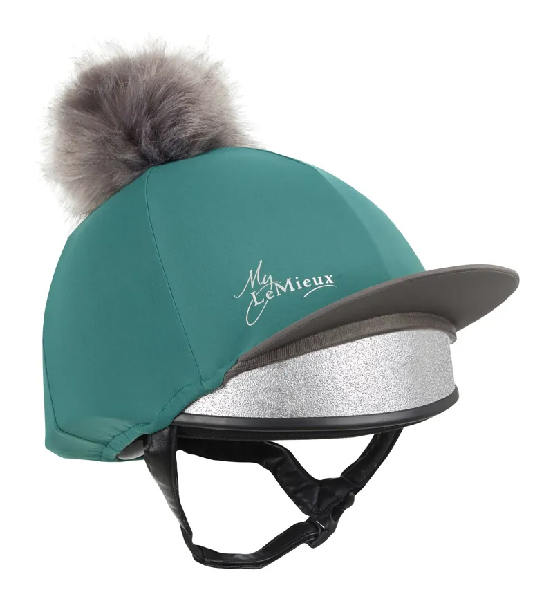 LeMieux Pom Pom Hat Silk - Peacock