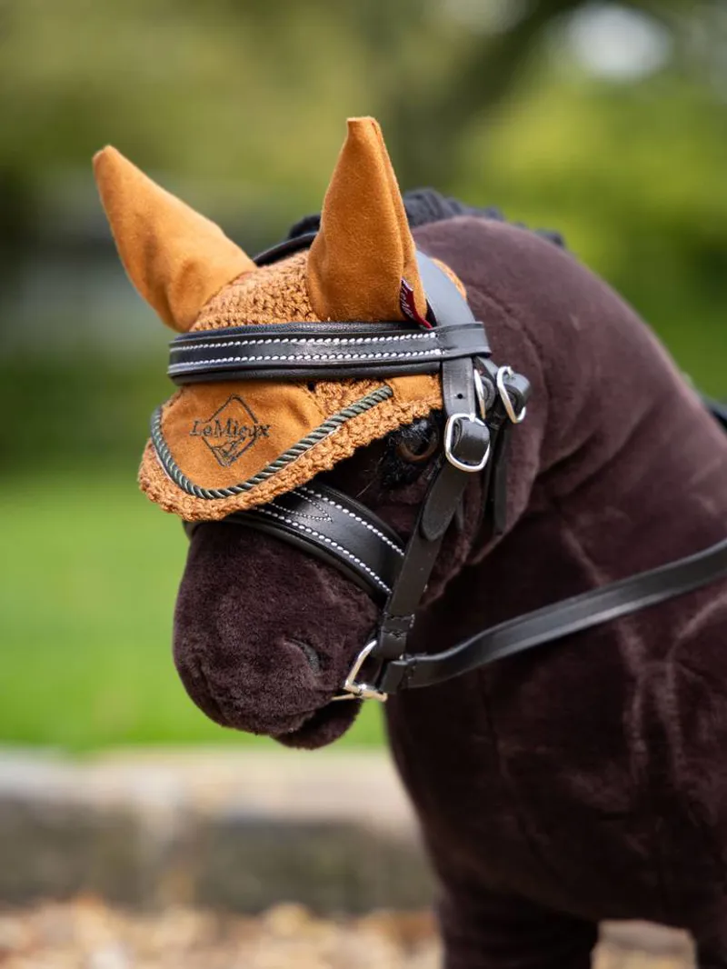 LeMieux Toy Pony Fly Hood - Ginger-1