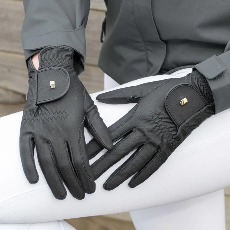 Roeckl Chester Grip Glove - Black-2