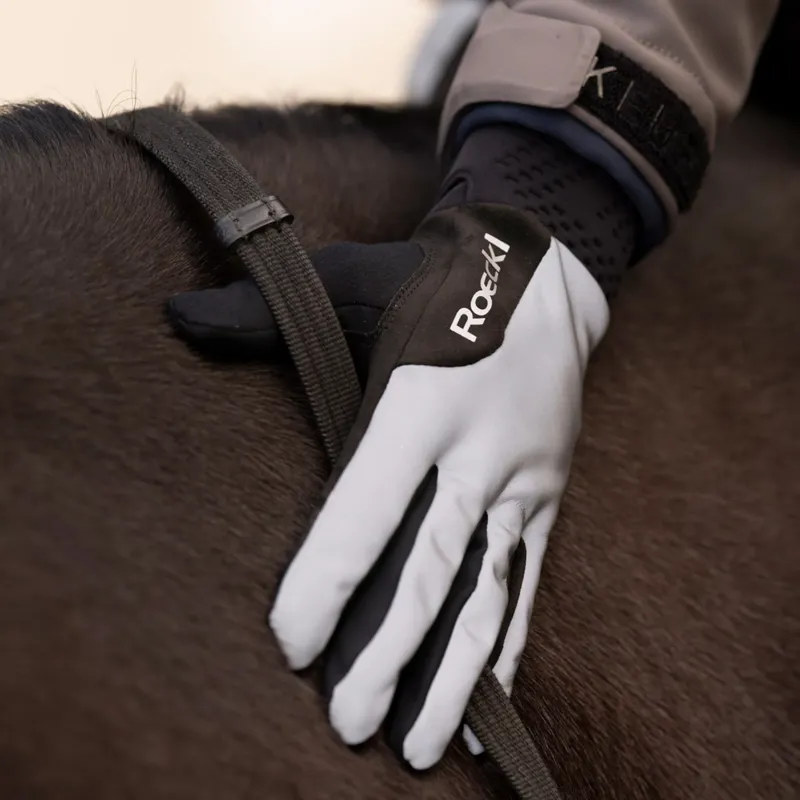 Roeckl Wolfach Glove - Silver reflect-2