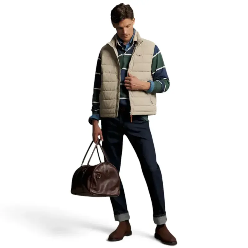 RMW Rydal Padded Vest - Almond-2