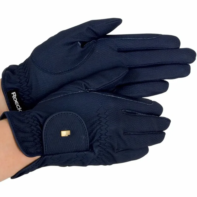 Roeckl Chester Grip Glove - Navy-1