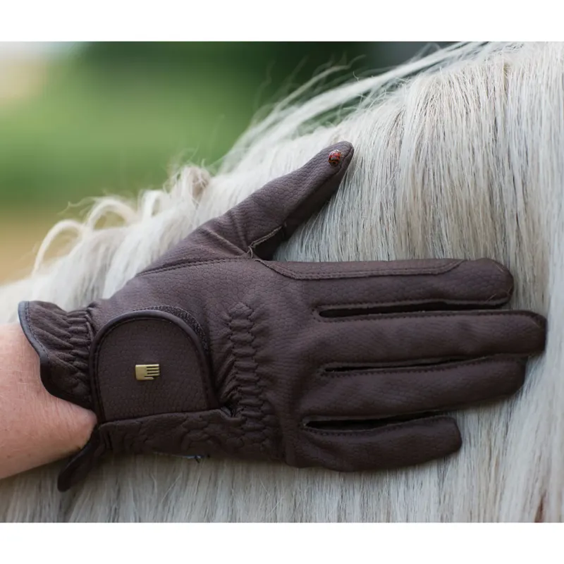 Roeckl Chester Grip Glove - Mocha -2
