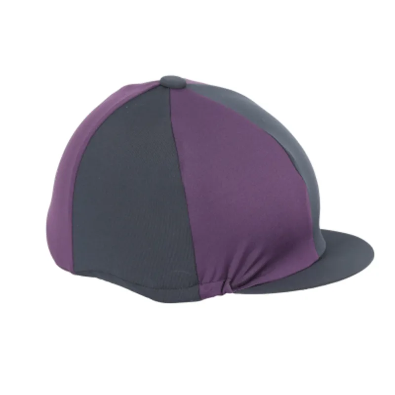 Shires Hat Cover - Black/Plum