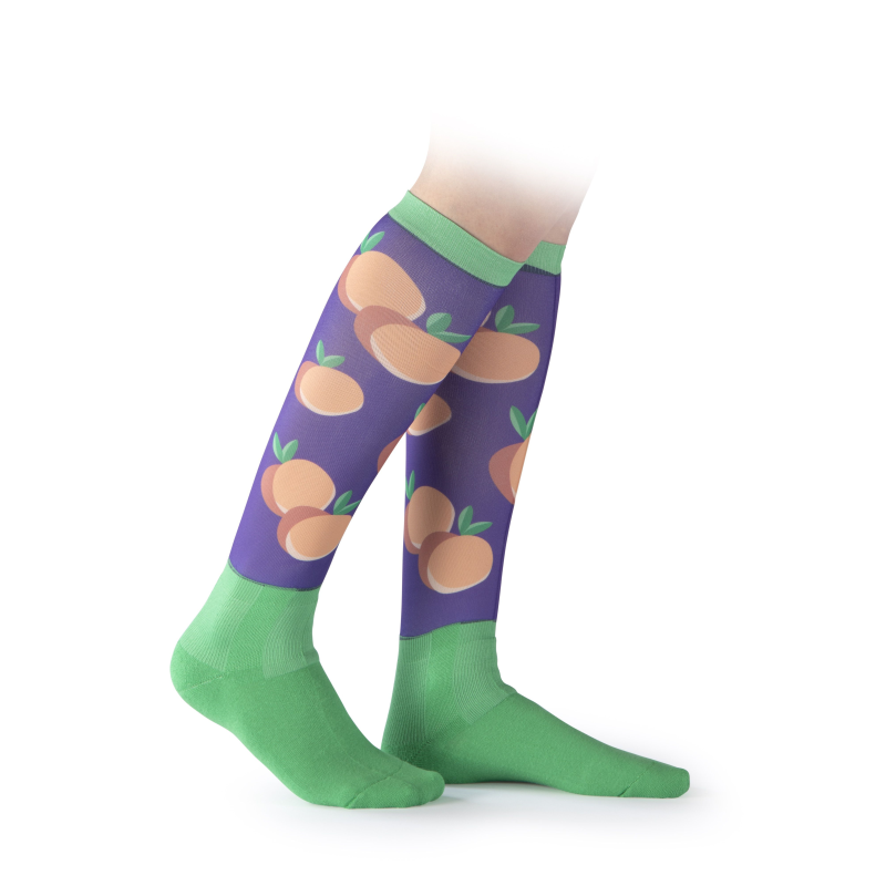 Shires Hyde Park Childs Socks - Peaches