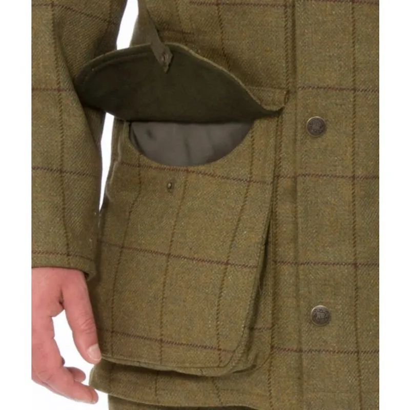 Rutland Gents Tweed Shooting Coat - Lichen-2