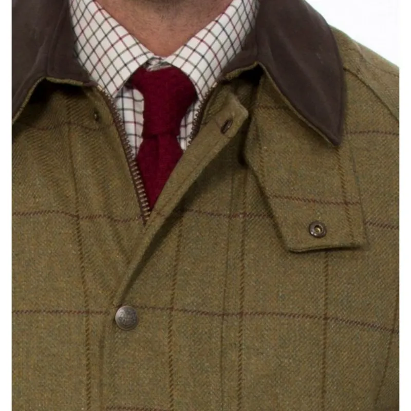 Rutland Gents Tweed Shooting Coat - Lichen-3