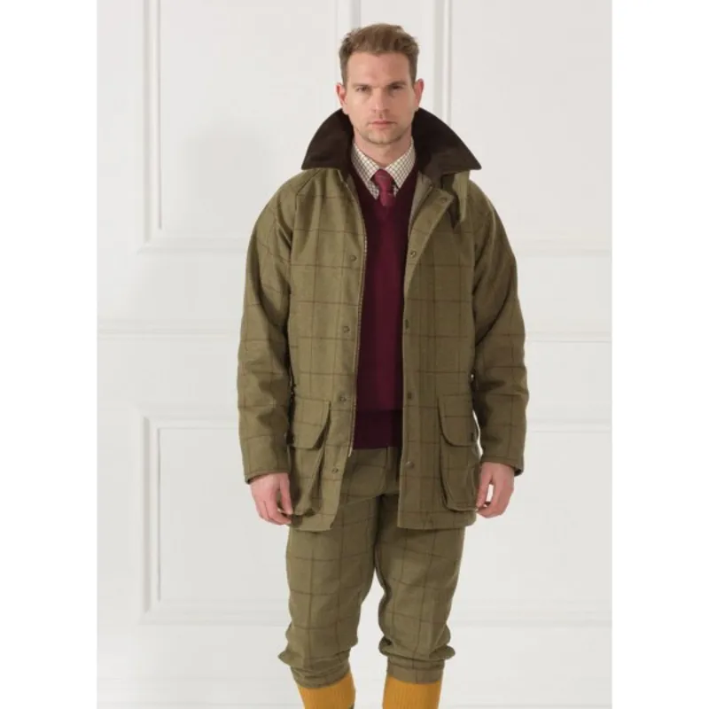 Rutland Gents Tweed Shooting Coat - Lichen-5