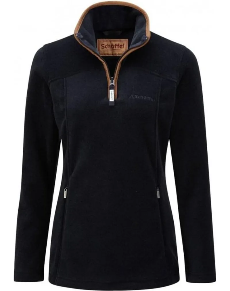 tilton 1 4 zip fleece navy