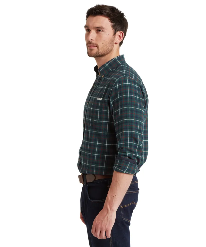 Schoffel Akenham Shirt  - Botanical Green-3