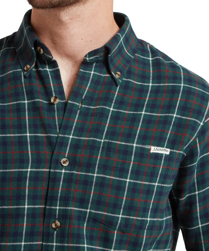Schoffel Akenham Shirt  - Botanical Green-5