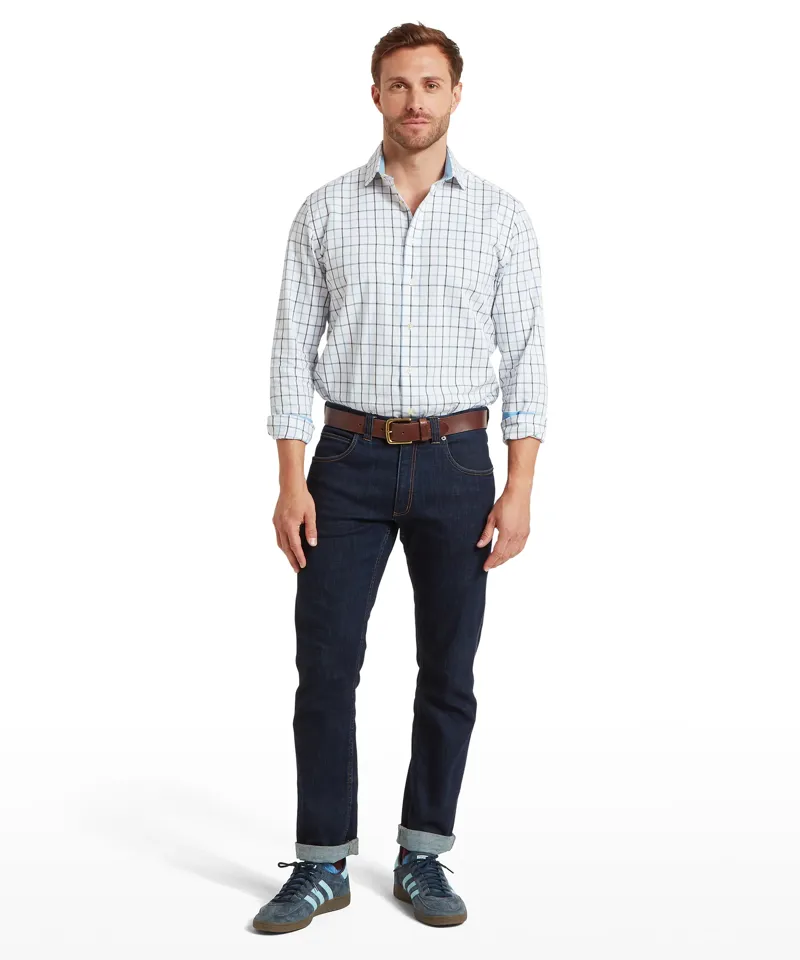 Schoffel Baconsthorpe Tailored Shirt - Mountain Blue-2