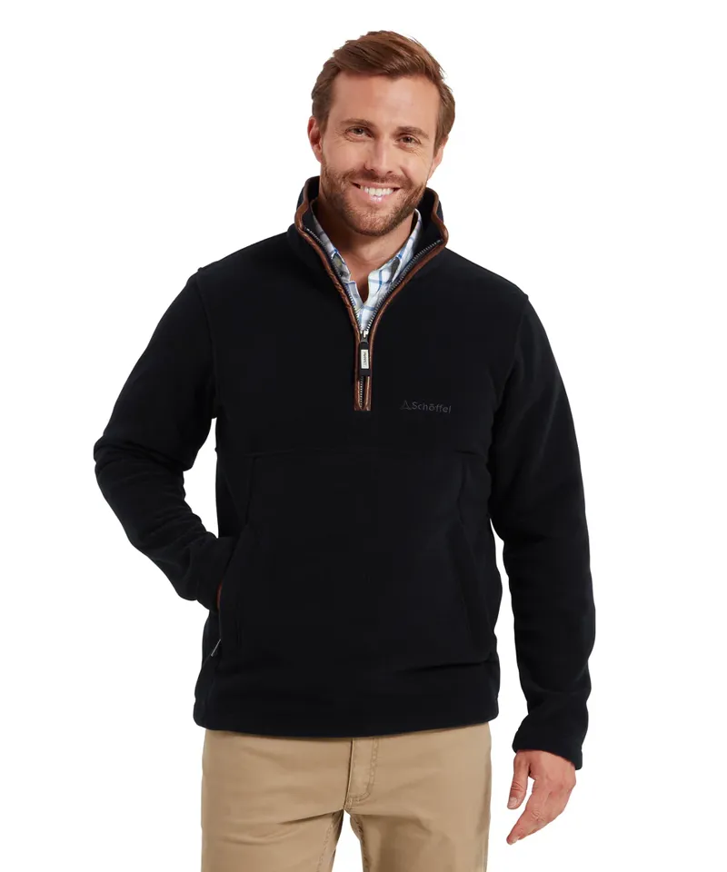 Schoffel Berkeley 1/4 Zip Fleece - Navy -2