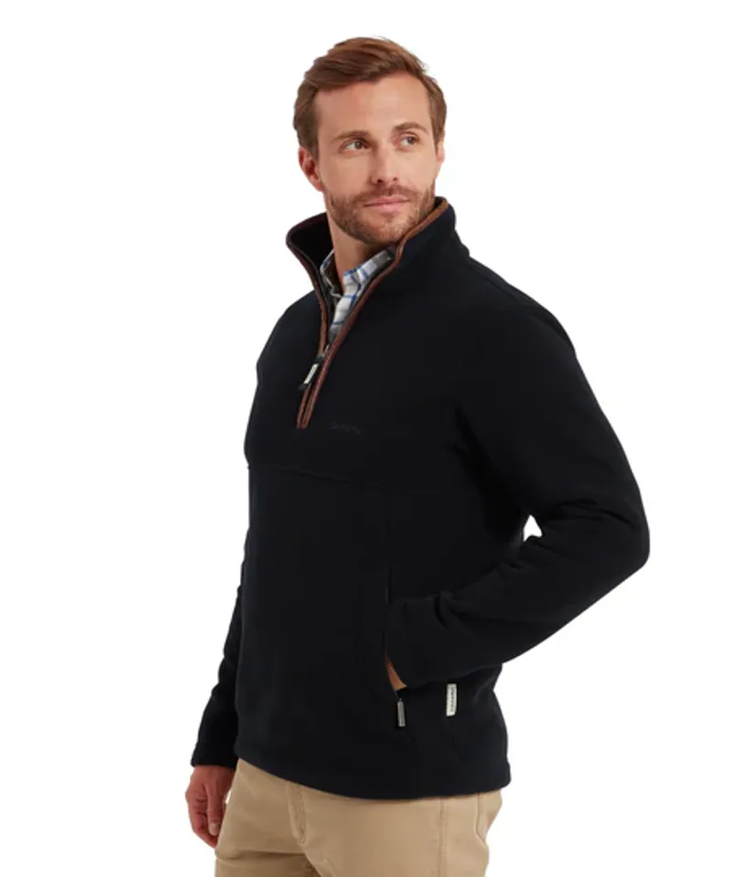 Schoffel Berkeley 1/4 Zip Fleece - Navy -4