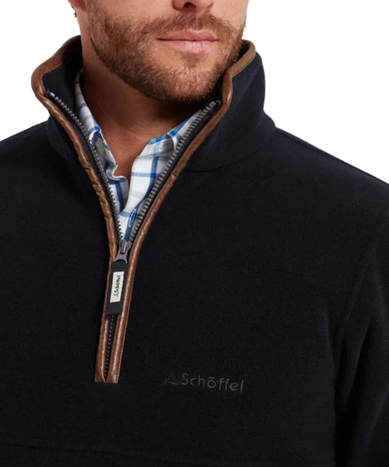 Schoffel Berkeley 1/4 Zip Fleece - Navy -5