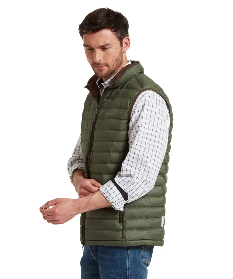 Schoffel Bowden Down Gilet - Woodland-3