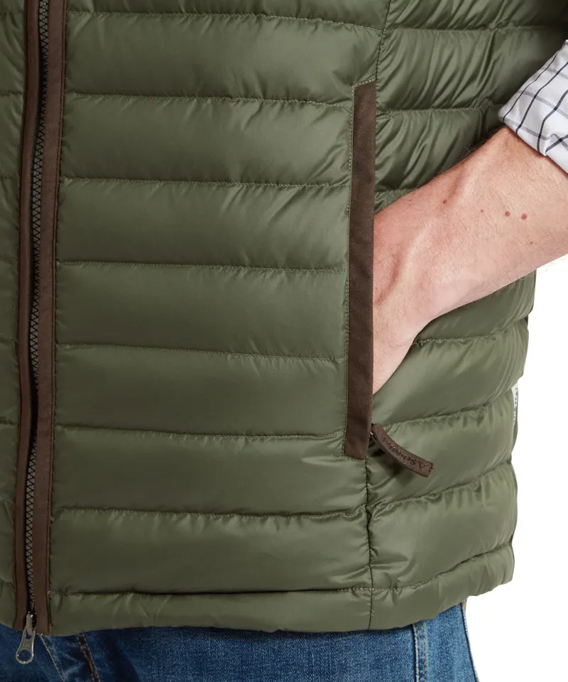 Schoffel Bowden Down Gilet - Woodland-6