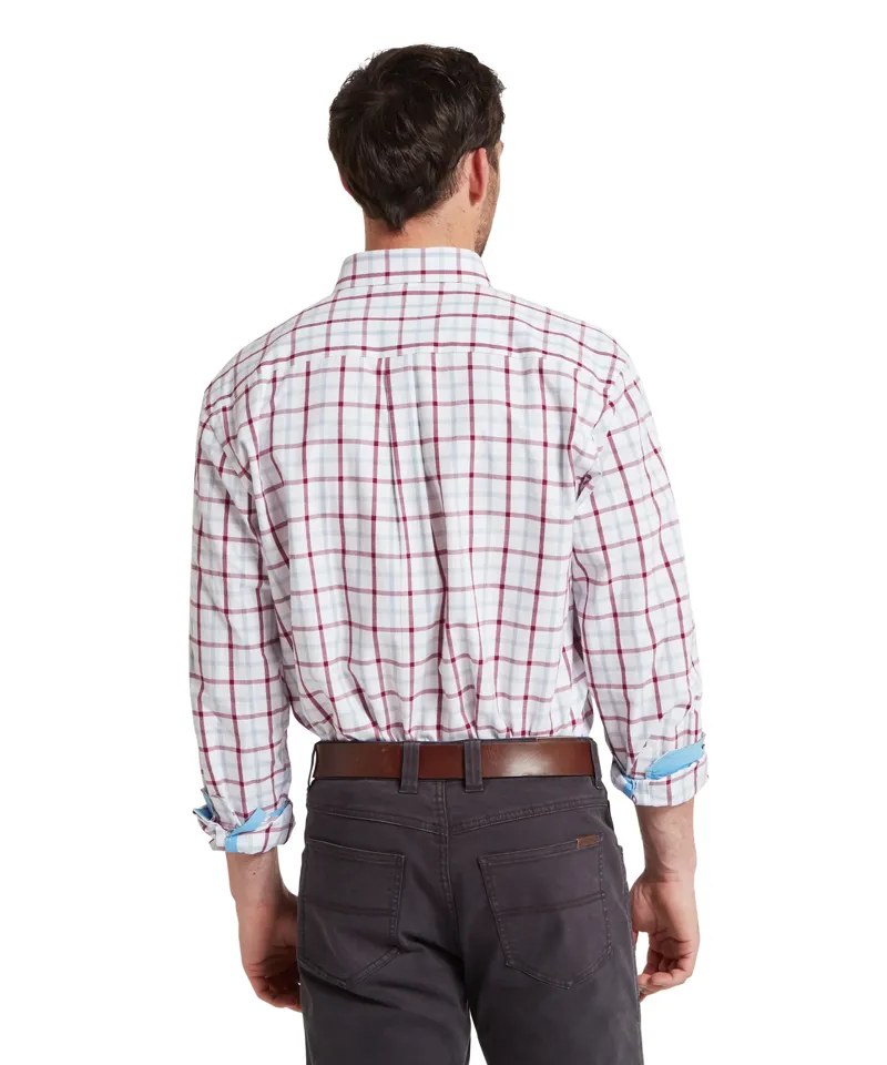 Schoffel Brancaster Classic Shirt - Mountain Blue Check-4