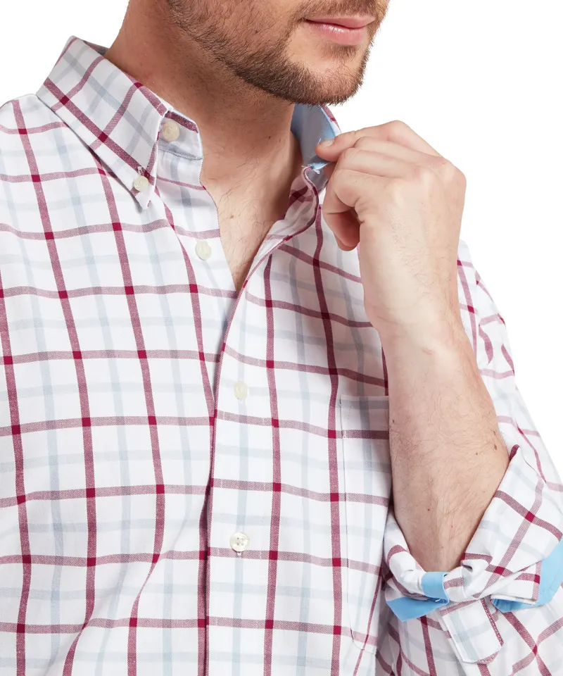 Schoffel Brancaster Classic Shirt - Mountain Blue Check-5