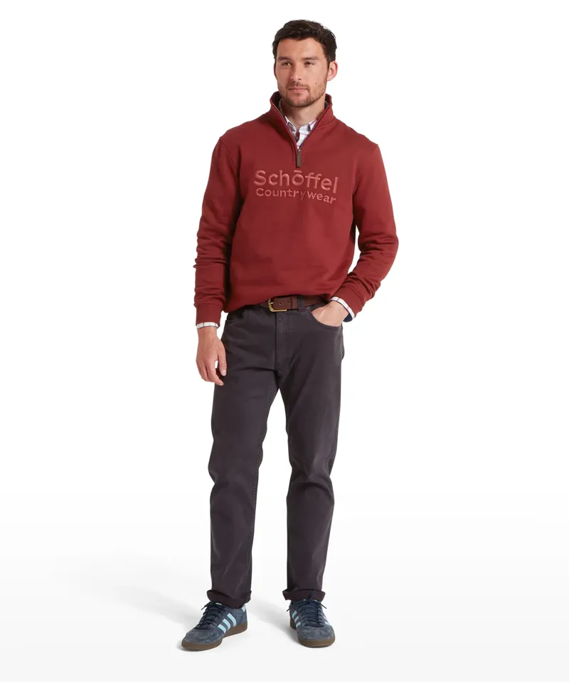 Schoffel Bude Sweatshirt - Redwood-2