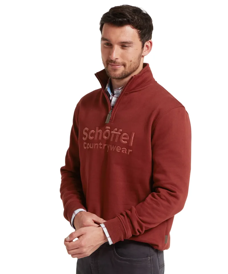 Schoffel Bude Sweatshirt - Redwood-3